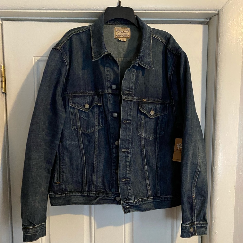 (NWT)Men’s Ralph Lauren Polo Jean jacket!